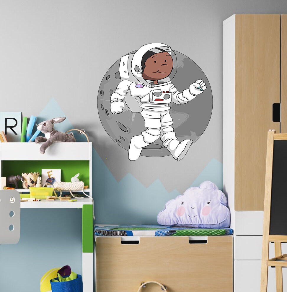 Astronaut Boys Room Decor, Astronaut Sticker, Astronaut decal