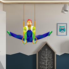 Load image into Gallery viewer, Gymnastics Polygonal Wall decal