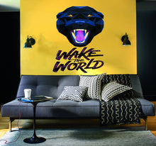 Load image into Gallery viewer, Wake The World Black Panther Polygonal Wall Decal