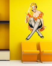 Load image into Gallery viewer, Pin Up Girl Sticker, Pin Up Girl Decal