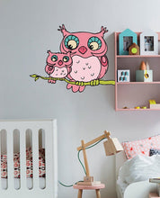 Load image into Gallery viewer, Owls decal, Owls Sticker, Owls for Nursery, Owls KIds room