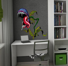 Load image into Gallery viewer, Glutton Flower Wall Decal, Glutton Flower Wall sticker, Glutton Flower wall decor, Glutton Flower Wall Art