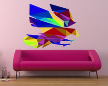 Load image into Gallery viewer, Bald Eagle Polygonal Wall Decal