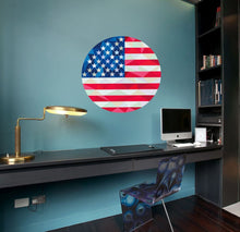 Load image into Gallery viewer, US Flag Polygonal Wall Decal