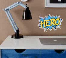 Load image into Gallery viewer, Hero Wall Decal, Hero Sticker, Hero Wall Decor