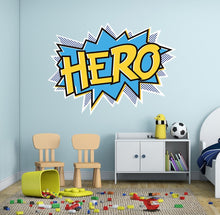 Load image into Gallery viewer, Hero Wall Decal, Hero Sticker, Hero Wall Decor