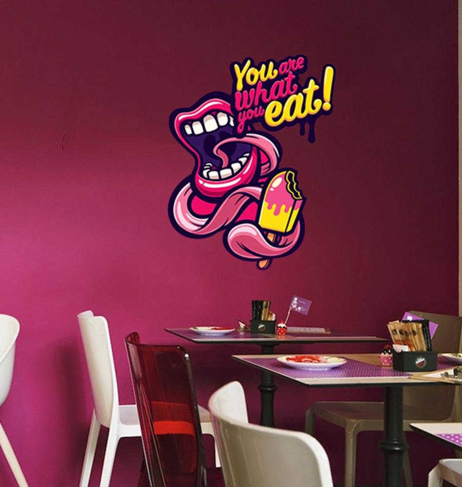 Ice Cream Wall Decal, Ice Cream Sticker