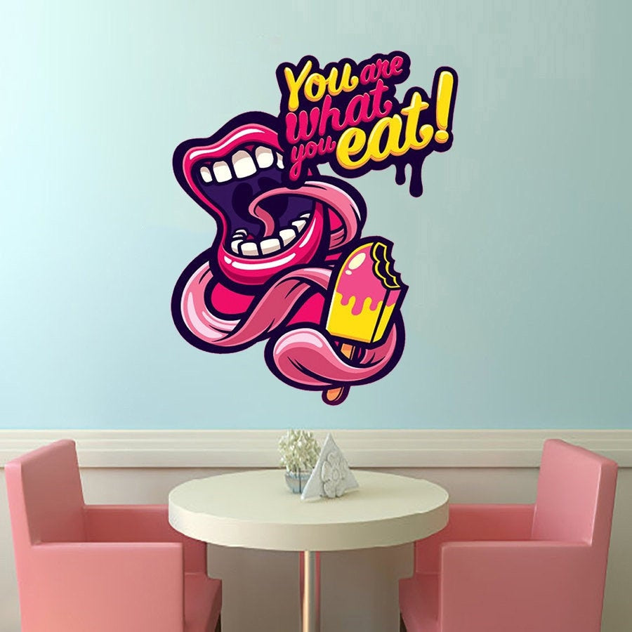Ice Cream Wall Decal, Ice Cream Sticker