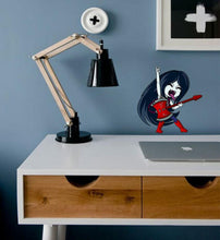 Load image into Gallery viewer, Rock'n'Roll Girl, Rocking Vampire girl, Vampire sticker, Vampire decal