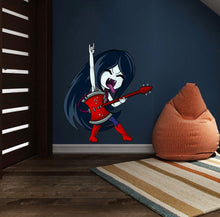 Load image into Gallery viewer, Rock'n'Roll Girl, Rocking Vampire girl, Vampire sticker, Vampire decal