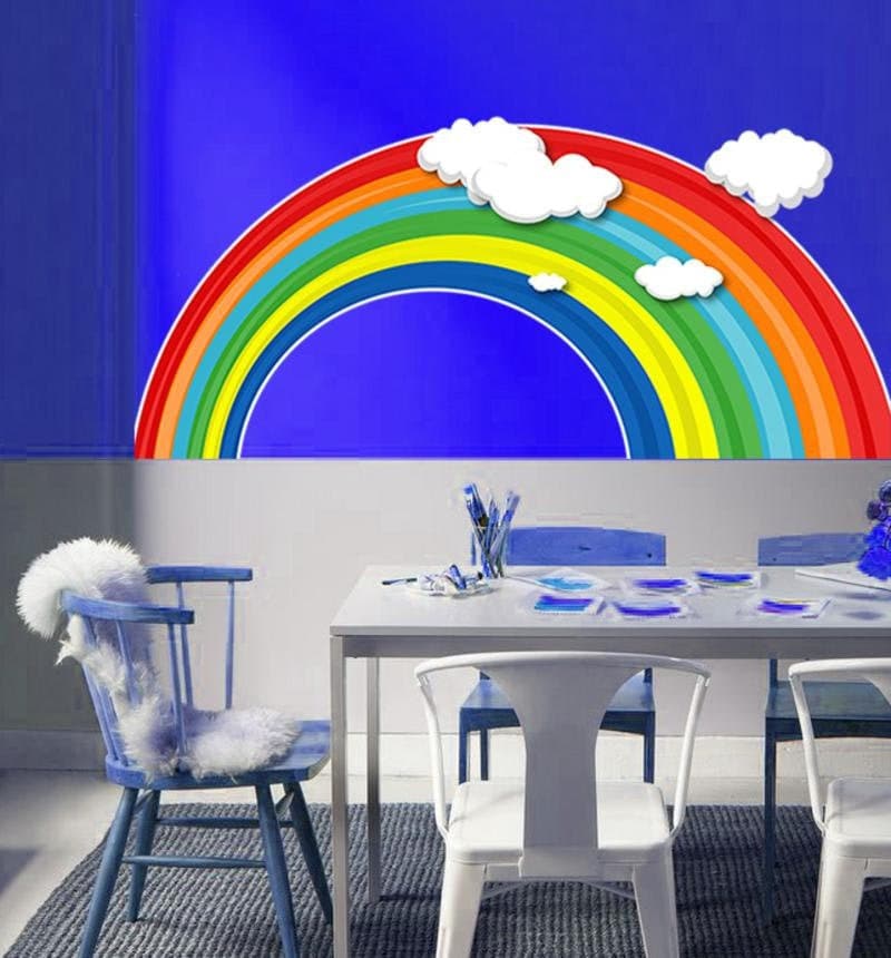 Nursery Rainbow Wall Decal, Rainbow Sticker