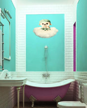 Load image into Gallery viewer, Puppy on Cloud Nursery Room Decal, Sticker, Wall Art