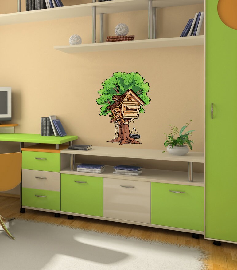 Tree House Wall Decal, Tree House Wall sticker, Tree House wall decor, Tree House Wall Art