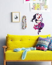 Load image into Gallery viewer, Anime Little Girl Wall Decal, Anime Little Girl Wall sticker, Anime Little Girl wall decor