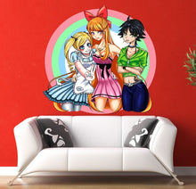 Load image into Gallery viewer, Anime Girls Wall Decal, Anime Girls Wall sticker, Anime Girls wall decor, Anime Girls Wall Art