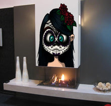 Load image into Gallery viewer, Sugar Mask Wall Decal, Sugar Mask Wall sticker, Sugar Mask wall decor