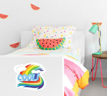 Load image into Gallery viewer, Cool Rainbow Wall Decal, Cool Rainbow Wall sticker, Cool Rainbow wall decor, Cool Rainbow Wall Art