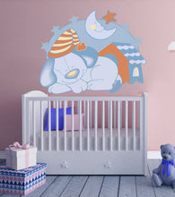 Load image into Gallery viewer, Sleeping Puppy Wall Decal, Sleeping Puppy Wall sticker, Sleeping Puppy wall decor, Sleeping Puppy Wall Art
