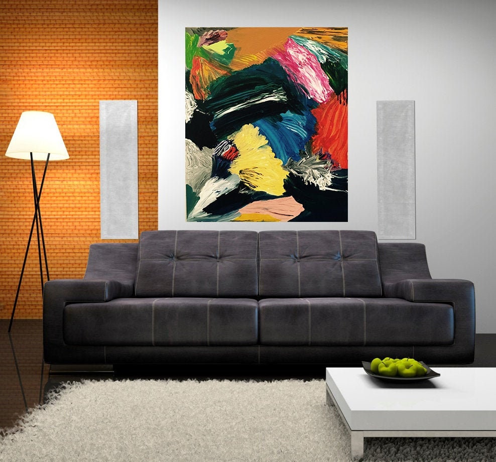 Abstract Painting Wall Decal, Abstract Painting Wall sticker, Abstract Painting wall decor