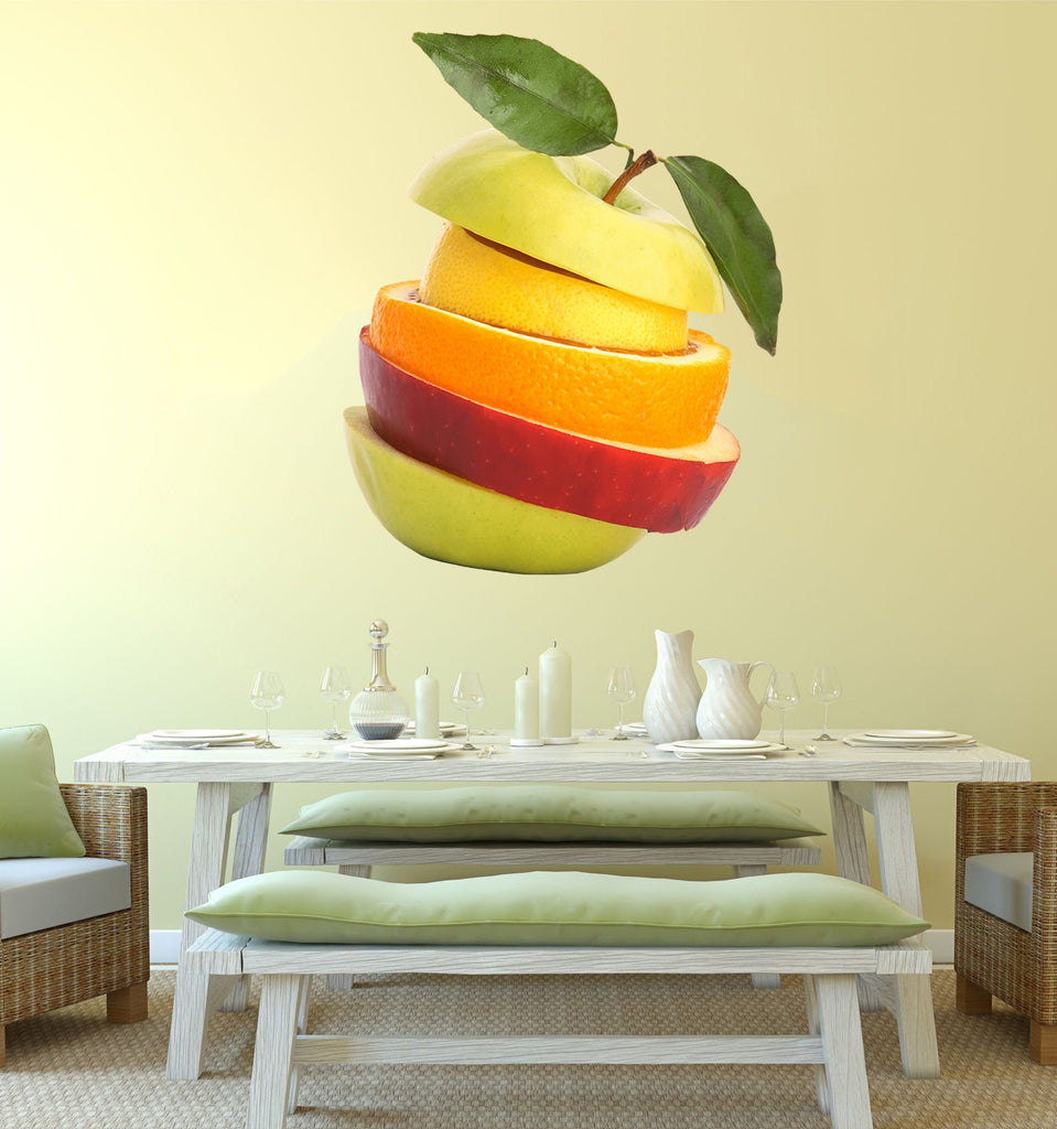 Still Life Fruit Wall Decal, Still Life Fruit Wall sticker, Still Life Fruit wall decor