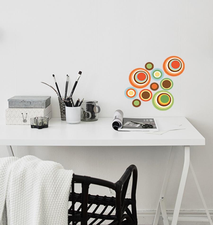 Boho Circles Wall Decal, Boho Circles Wall sticker, Boho Circles wall decor, Boho Circles Wall Art