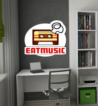 Load image into Gallery viewer, Audio Cassette Wall Decal, Audio Cassette Wall sticker, Audio Cassette wall decor, Audio Cassette Wall Art