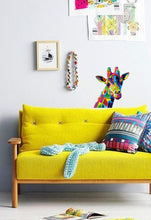 Load image into Gallery viewer, Colorful Giraffe Wall Decal, Colorful Giraffe Wall sticker, Colorful Giraffe wall decor