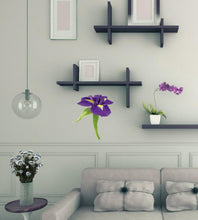 Load image into Gallery viewer, Purple Orchid Wall Decal, Purple Orchid Wall sticker, Purple Orchid wall decor