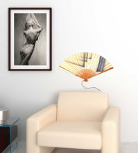Load image into Gallery viewer, Hand Fan Wall Decal, Hand Fan Wall sticker, Hand Fan wall decor, Hand Fan Wall Art
