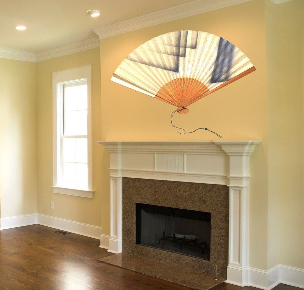 Hand Fan Wall Decal, Hand Fan Wall sticker, Hand Fan wall decor, Hand Fan Wall Art