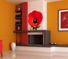 Load image into Gallery viewer, Poppy Flower Wall Decal, Poppy Flower Wall sticker, Poppy Flower wall decor, Poppy Flower Wall Art