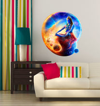 Load image into Gallery viewer, Lakshmi Goddess Wall Decal, Lakshmi Goddess Wall sticker, Lakshmi Goddess wall decor