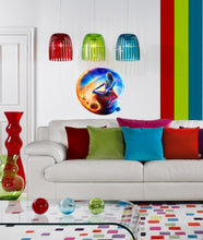 Load image into Gallery viewer, Lakshmi Goddess Wall Decal, Lakshmi Goddess Wall sticker, Lakshmi Goddess wall decor