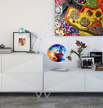 Load image into Gallery viewer, Lakshmi Goddess Wall Decal, Lakshmi Goddess Wall sticker, Lakshmi Goddess wall decor