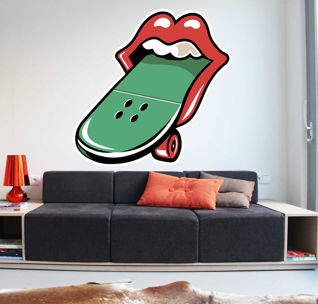 Skateboarding Love Decal, Skateboarding Sticker, Skateboarding Decor
