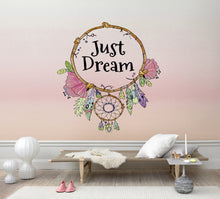 Load image into Gallery viewer, Just Dream, Dreamcatcher Wall Decal, Just Dream, Dreamcatcher Wall sticker, Just Dream, Dreamcatcher wall decor