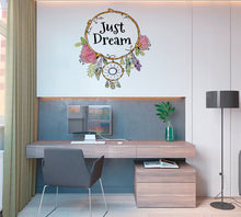 Load image into Gallery viewer, Just Dream, Dreamcatcher Wall Decal, Just Dream, Dreamcatcher Wall sticker, Just Dream, Dreamcatcher wall decor