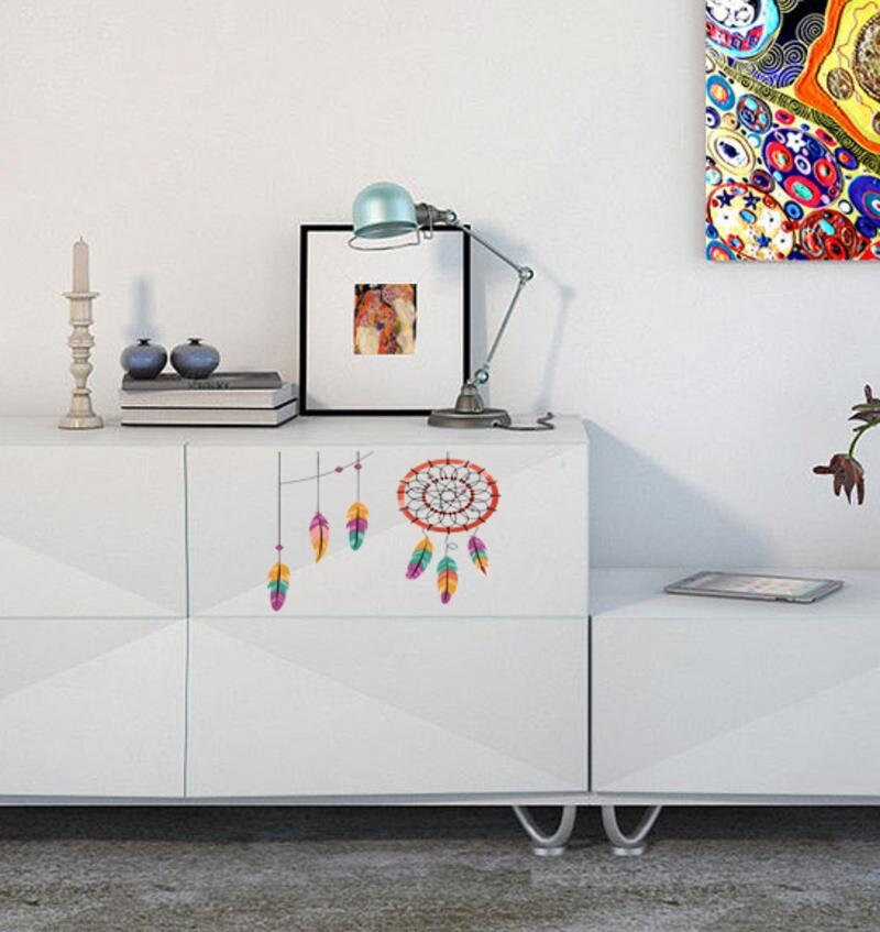 Dreamcatcher wall sticker, Dreamcatcher wall sticker, Dreamcatcher decor