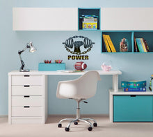 Load image into Gallery viewer, Dumbbell Gym Wall Decal, Dumbbell Gym Wall sticker, Dumbbell Gym wall decor