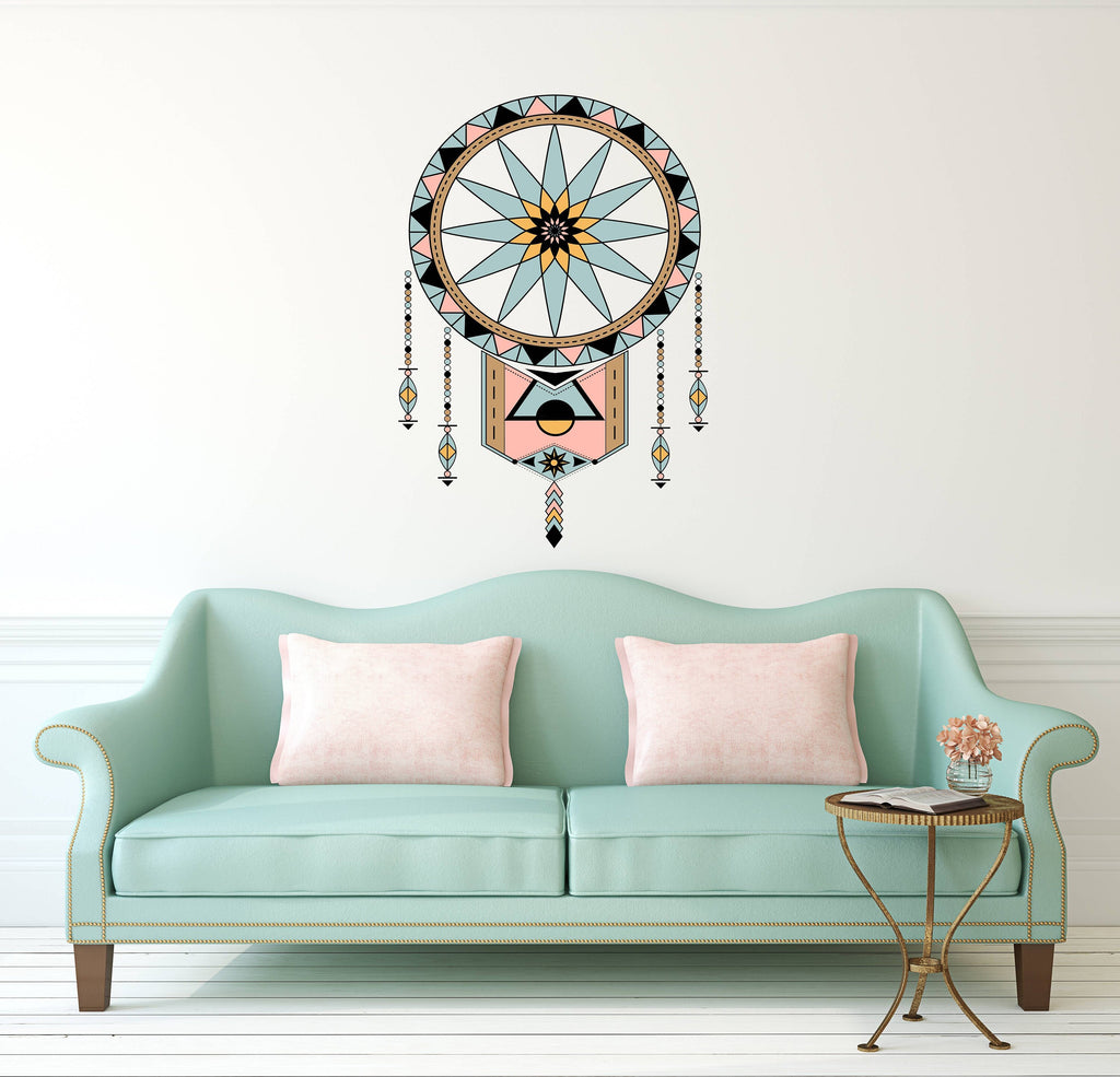 Dreamcatcher Wall Decal, Dreamcatcher Wall sticker, Dreamcatcher wall decor