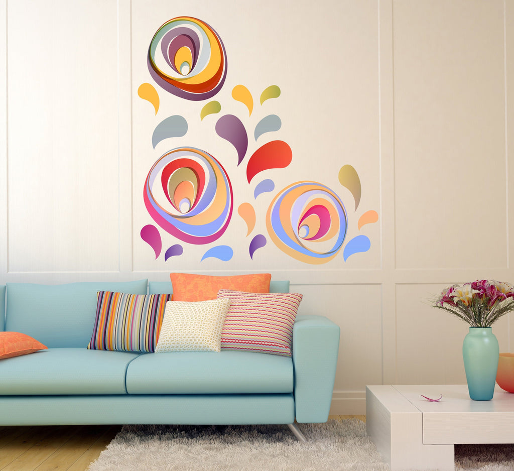 Bohemian style Groups Wall Decal, Bohemian style Groups Wall sticker, Bohemian style Groups wall decor