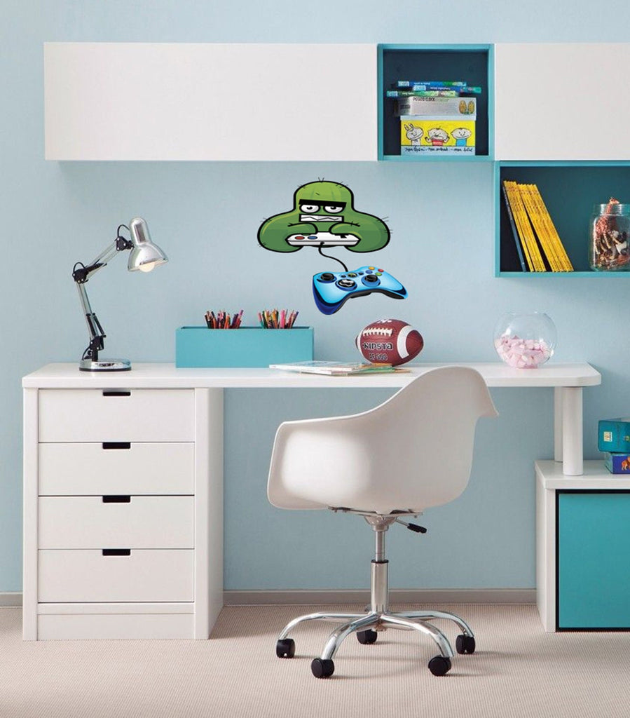 Monster Game Controller Wall Decal, Monster Game Controller Wall sticker, Monster Game Controller wall decor