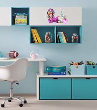 Load image into Gallery viewer, Anime Girl Gamer Wall Decal, Anime Girl Gamer Wall sticker, Anime Girl Gamer wall decor, Anime Girl Gamer Wall Art