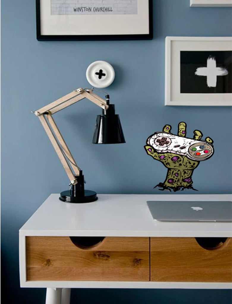 Zombie hand game controller Wall Decal, Zombie hand game controller Wall sticker, Zombie hand game controller wall decor
