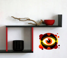 Load image into Gallery viewer, Eye Mandala Wall Decal, Eye Mandala Wall sticker, Eye Mandala wall decor, Eye Mandala Wall Art