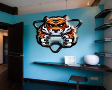 Load image into Gallery viewer, Tiger Gamer game controller Wall Decal, Tiger Gamer game controller Wall sticker, Tiger Gamer game wall decor