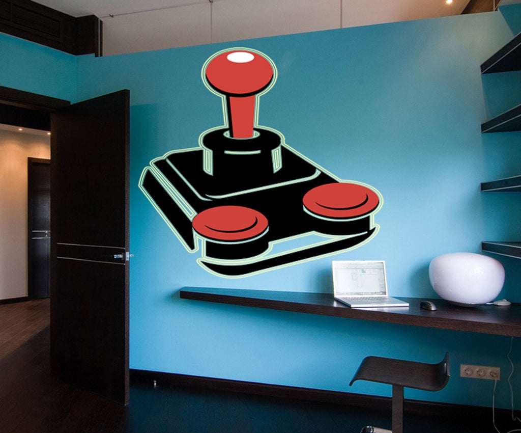 Joystick Game Console Wall Decal, Joystick Game Console Wall sticker, Joystick Game Console wall decor