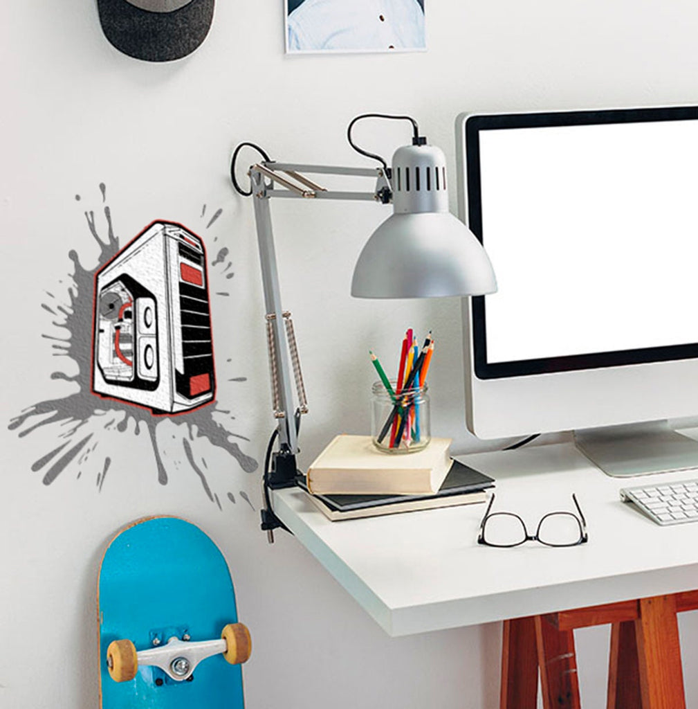 System unit Wall Decal, System unit Wall sticker, System unit wall decor, System unit Wall Art