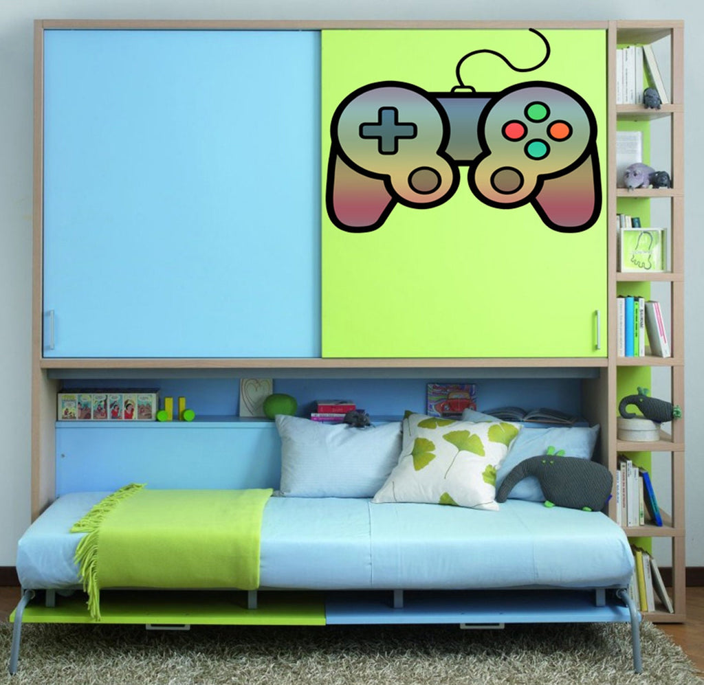 Computer Game Controller Player Wall Decal, Computer Game Controller Player Wall sticker