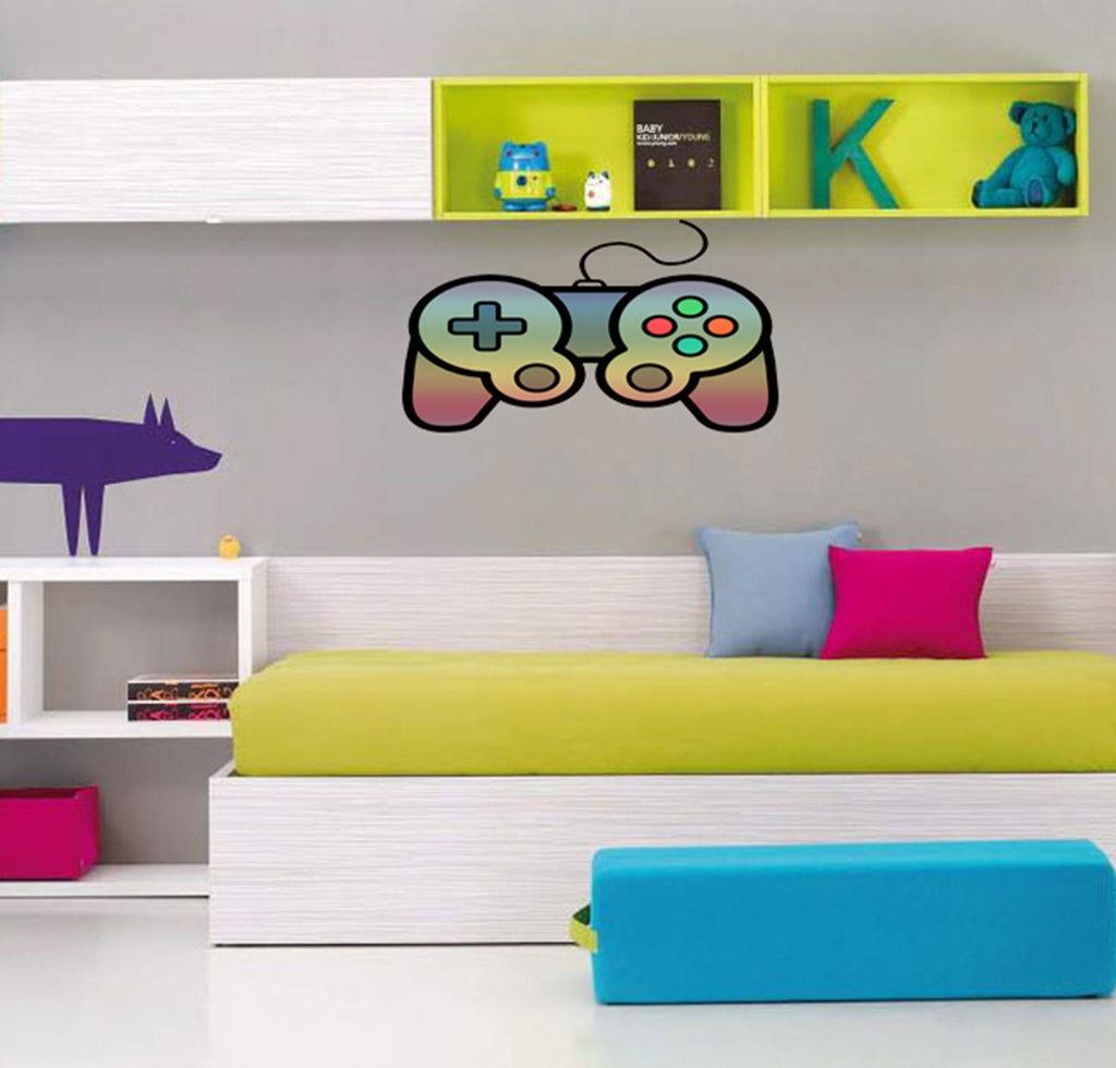 Computer Game Controller Player Wall Decal, Computer Game Controller Player Wall sticker